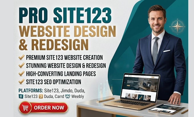 design site123 website redesign or fix site123 website site123 SEO optimization