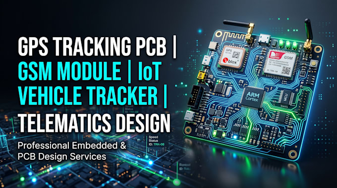 design gps tracking pcb gsm module telematic and iot vehicle tracker