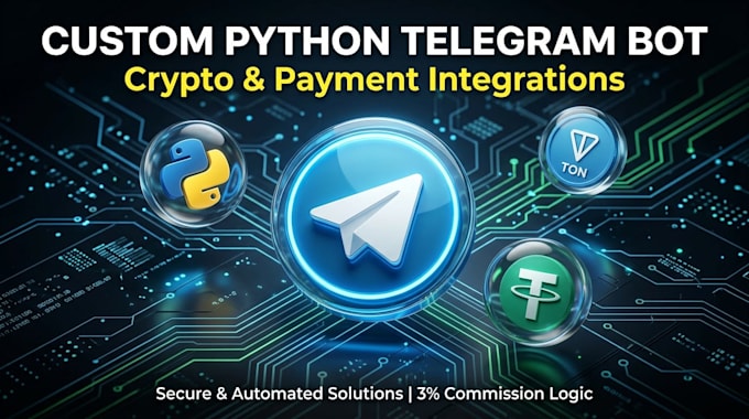 develop a custom python telegram bot for your business automation