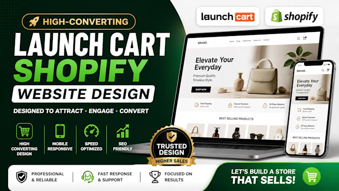 design a high converting launch cart