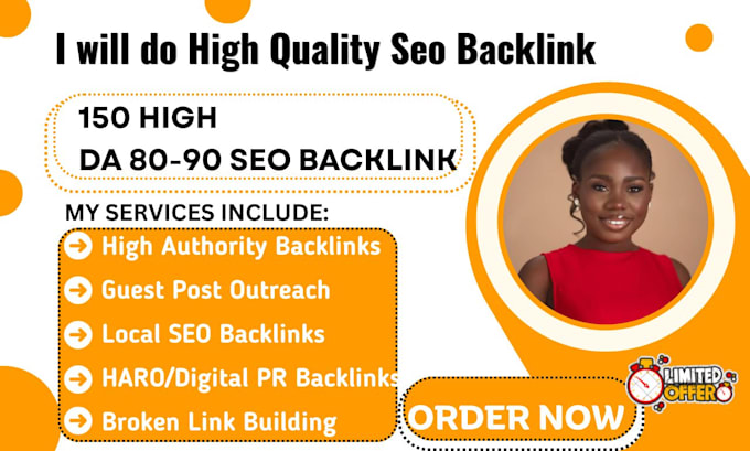 do high quality SEO backlink link building off page service for google ranking