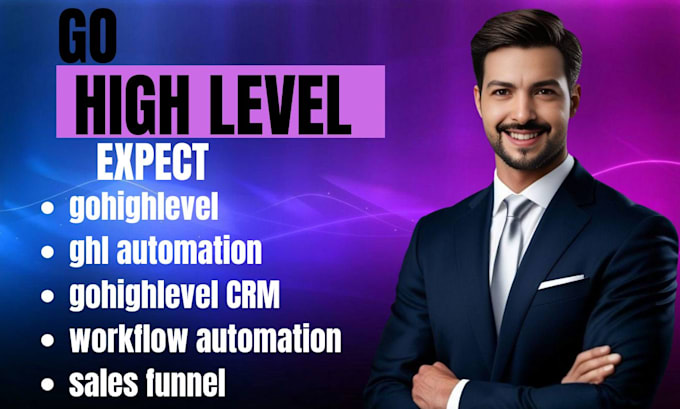 setup gohighlevel CRM sale funnel automation and workflow