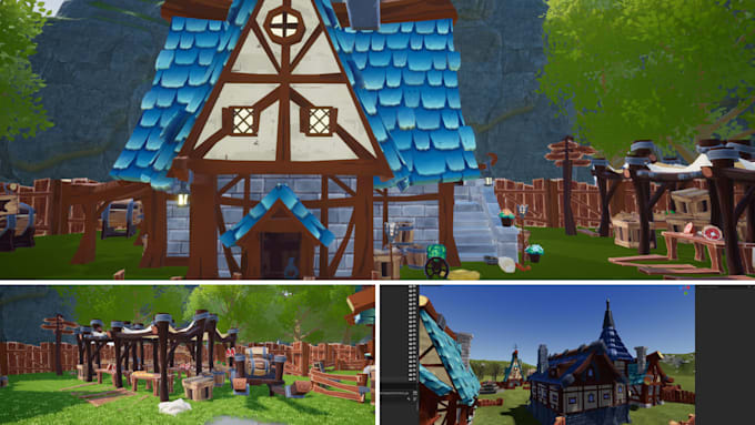 design 3d levels, environments and game ready assets for your godot project