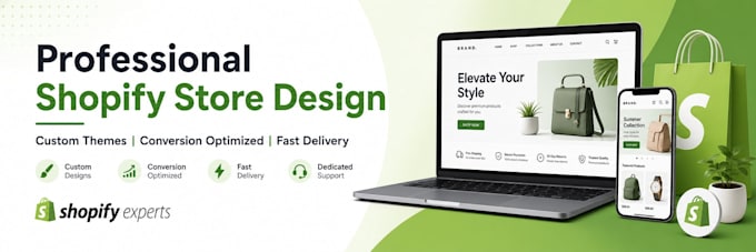 build a profitable shopify dropshipping store or design shopify website