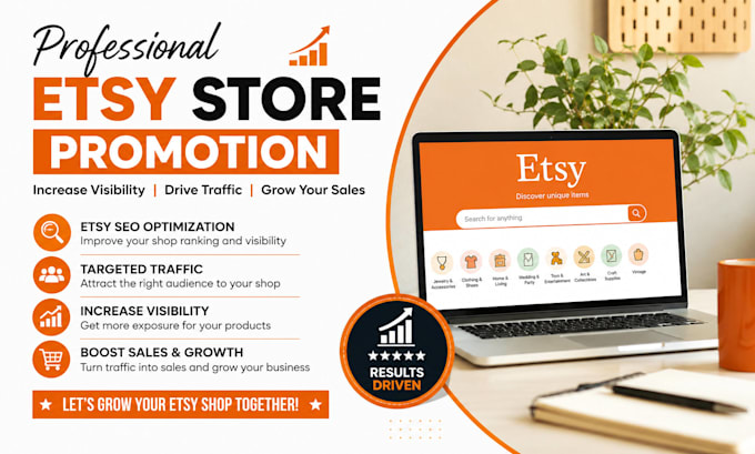 increase etsy shop traffic with expert promotion