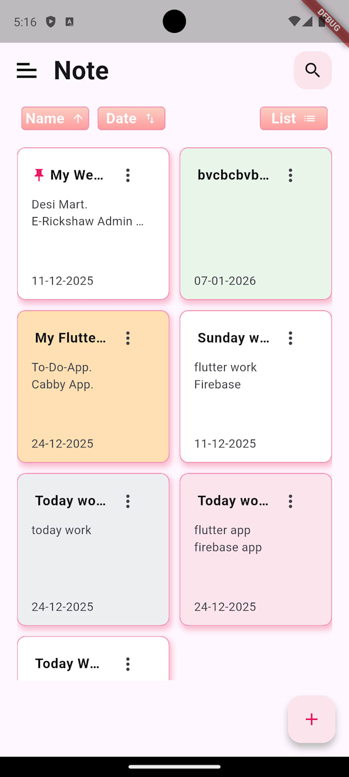 create flutter app ui design