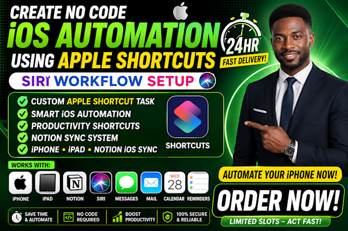 create no code iso automation using apple shortcuts siri workflow setup