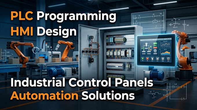 do industrial control panel plc wiring and hmi programming