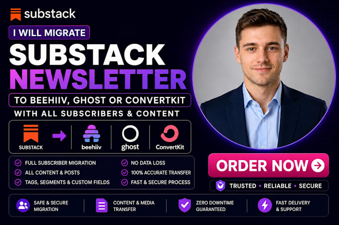 migrate substack newsletter to beehiiv ghost convertkit with subscribers content