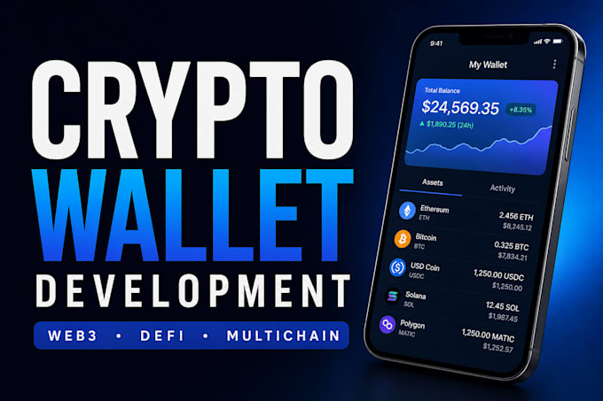 develop web3 crypto wallet app with wallet integration