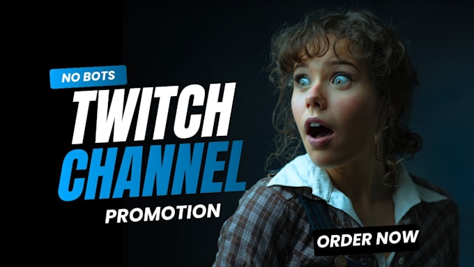 do twitch channel promotion, boost twitch live viewers