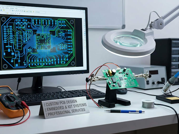design custom pcb boards for embedded systems and iot