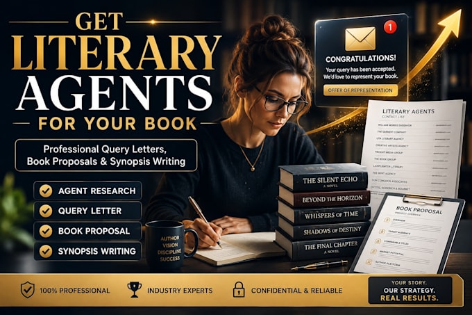 find literary agent write book proposal, synopsis and query the agents