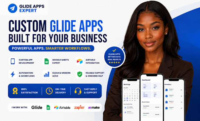your glide expert, mobile app developer, web app developer, glide developer