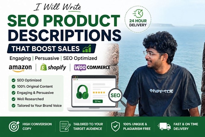 write engaging SEO product descriptions for your bussiness