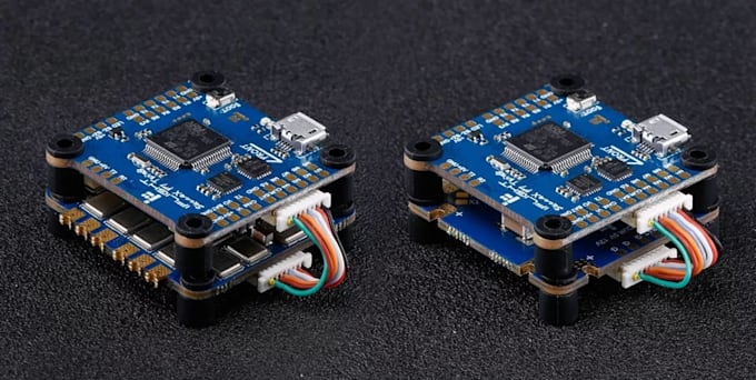 design production ready fpv flight controller pcb with clean gyro routing