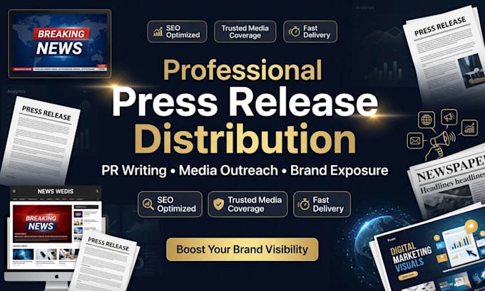 do professional press distribution, PR press release writing