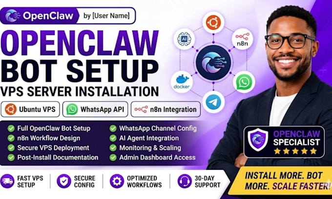 setup install openclaw open claw moltbot claude code n8n workflow