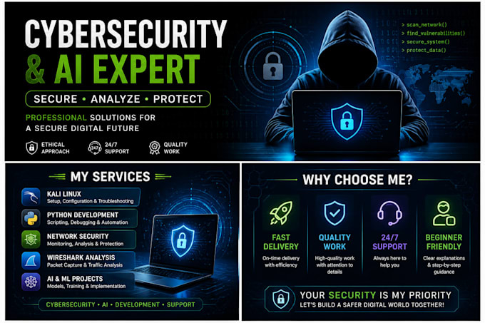provide cybersecurity project support