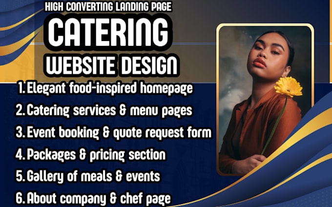 catering website food service website wordpress website restaurant website chef