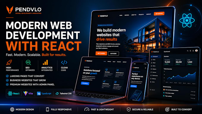 create a modern react website with seo and google analytics