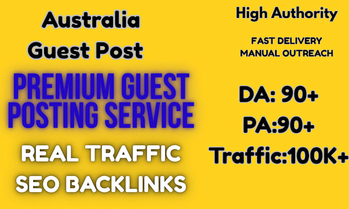publish australia guest post and high authority contextual backlinks