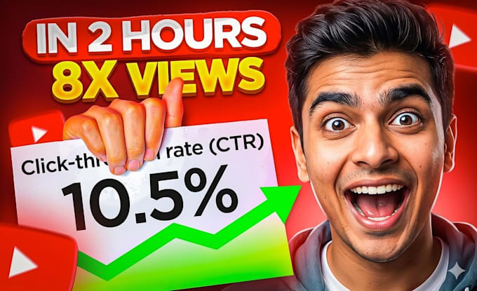 create high CTR thumbnails for youtube videos