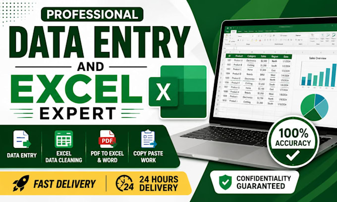 do professional data entry and microsoft excel tasks