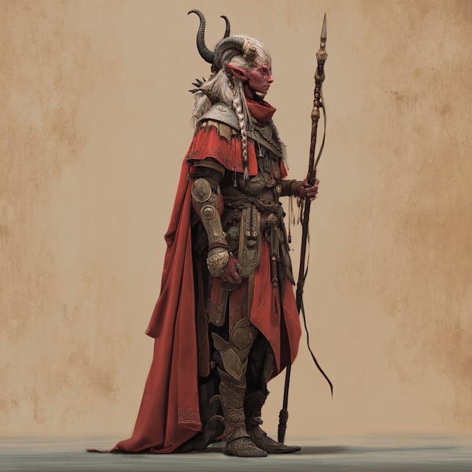 fantasy dnd character illustration