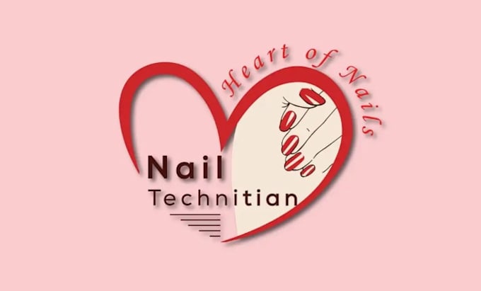 design trusted nail technician business logo