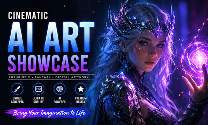 create stunning ai generated art and illustration