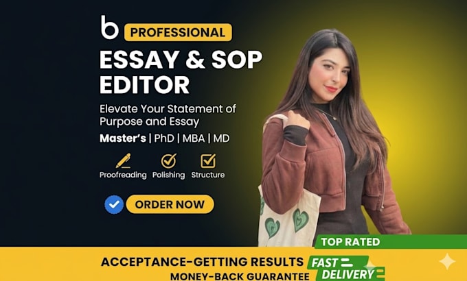 edit personal statement, statement of purpose, or college application essay