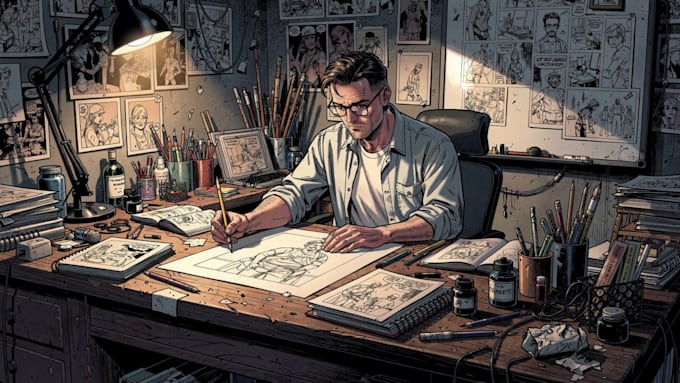 comic book professional artist