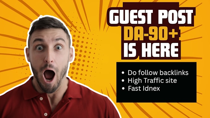 publish high authority guest posts with SEO backlinks