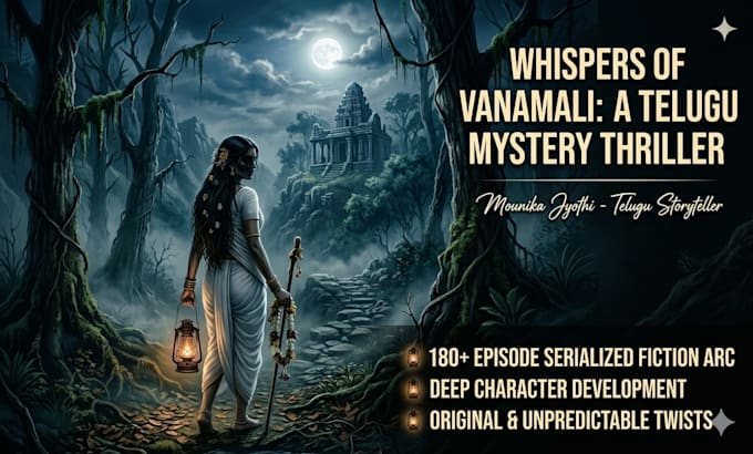 write captivating telugu stories, scripts, and suspense thriller