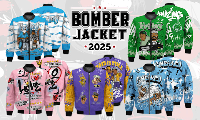 design custom varsity bomber jacket sublimation for pod