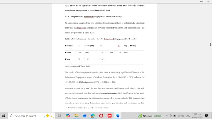 do expert spss data analysis and research reporting