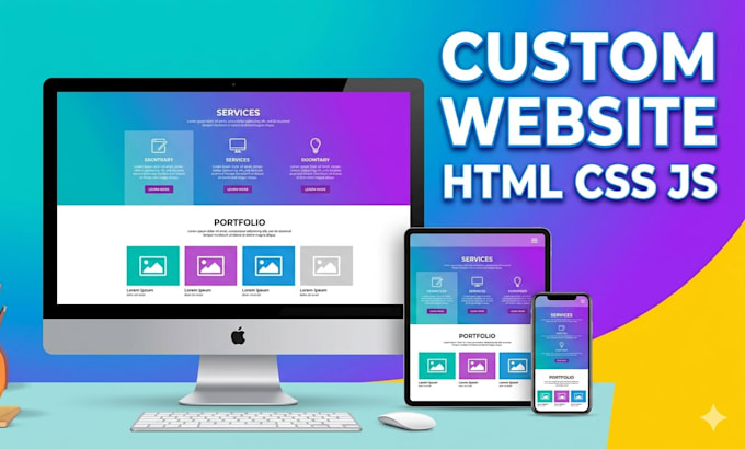 build a responsive website using HTML, CSS and javascript
