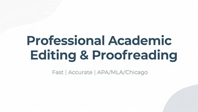 proofread and edit your essay research paper in apa format