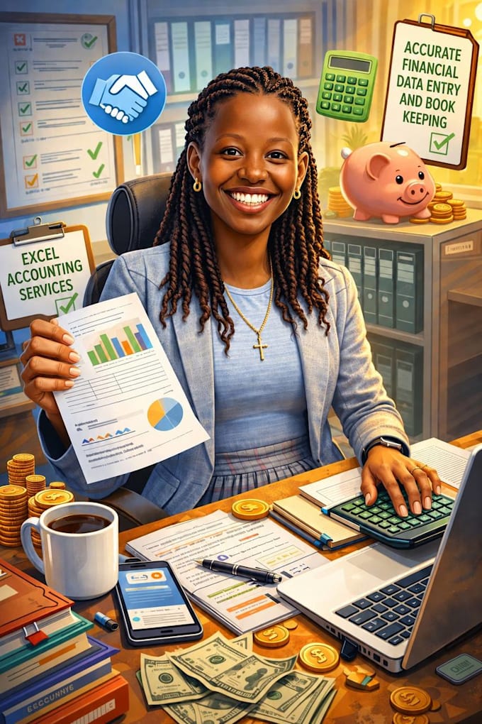 do bookkeeping excel accounting and accurate data entry
