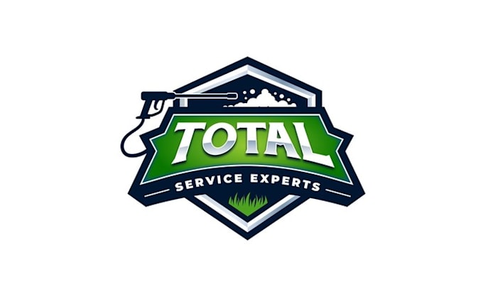 make unique landscaping commercial cleaning logo