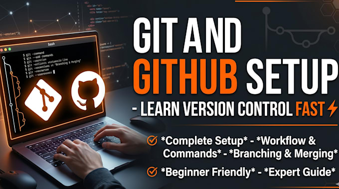 setup github repository for mern stack or python projects