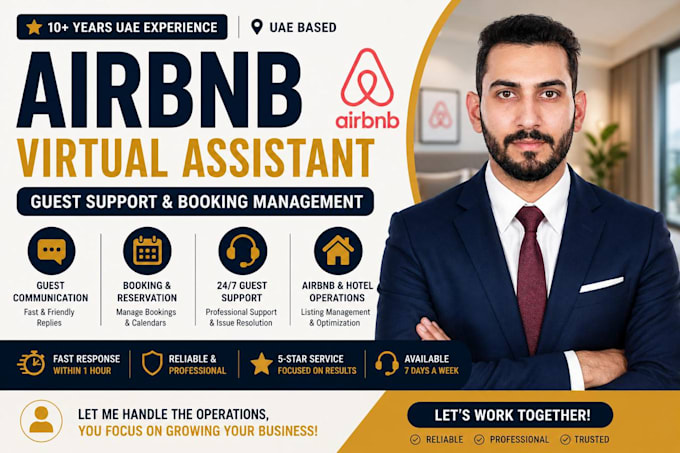 be your dedicated airbnb virtual assistant for guest management