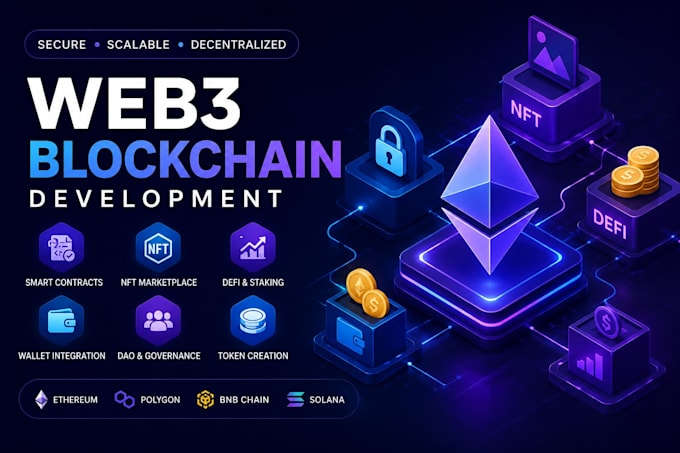 develop web3 blockchain applications and smart contracts
