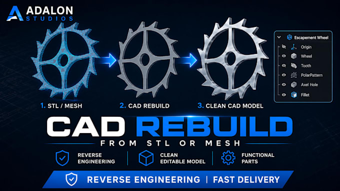 rebuild your stl file into a clean editable cad model