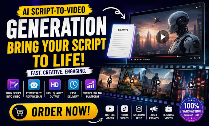turn your script into stunning ai videos that go viral