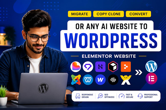 copy clone and convert ai websites replit, lovable, claude, wix to wordpress