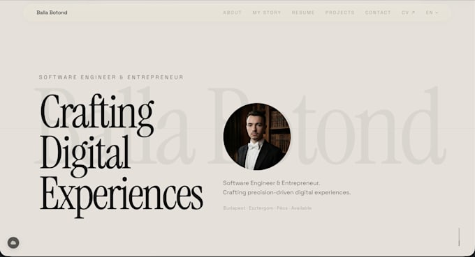 build a modern web frontend