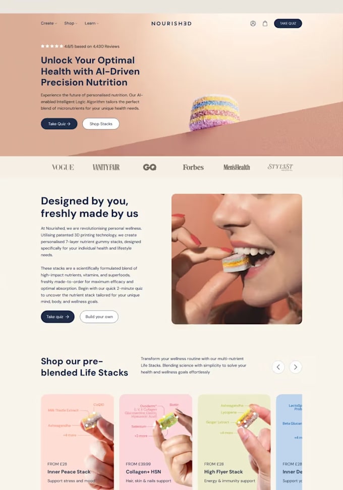 build peptide research website, fda compliant peptide website, peptide website