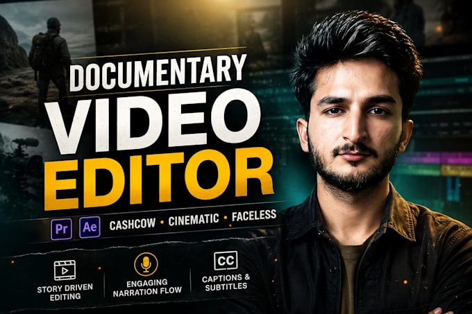 do documentary style and youtube video editing